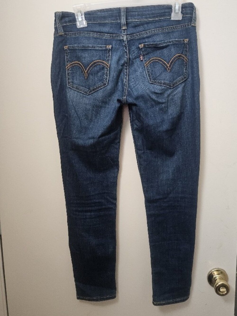 Levi's 711 Blue Skinny Button/Zipper Jeans 27x25